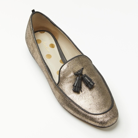 gold tassel loafers